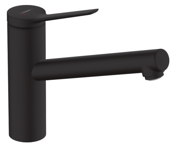 MITIGEUR EVIER HANSGROHE ZESIS M33 150 1 JET NOIR MAT