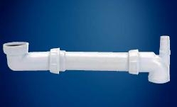 TUBULURE SORTIE ARRIERE GAIN DE PLACE POUR   SIPHON EVIER 0204183