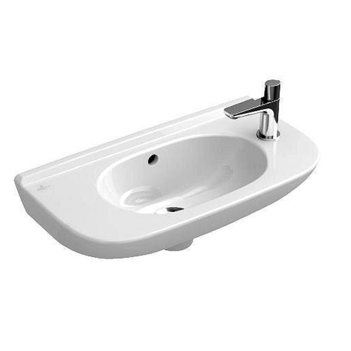 LAVE MAINS VILLEROY&BOCH O.NOVO 500X250 TROUS LATERAUX PRE-PERCES BLANC
