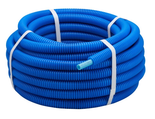 Tube PER Gainé bleu en couronne