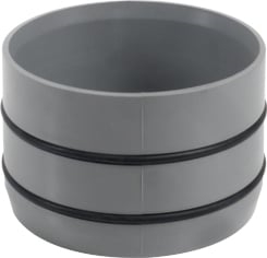 Liaison PP-PVC double mâle