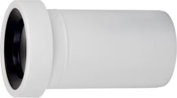 Pipe de WC droite
