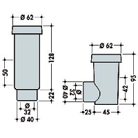 SIPHON DISCONNECTEUR 100 YDT